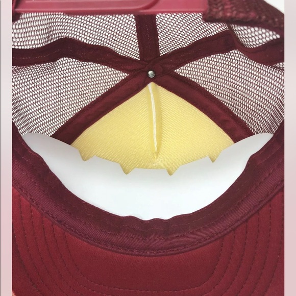 New Brewery Brand Co Hat Three Creeks Sister, Oregon Color Burgundy - Picture 5 of 6